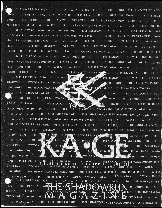 Datei:Kage Volume 1, Issue 0 Cover.png