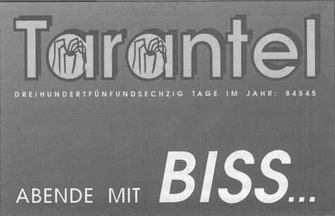 Datei:Werbung der Tarantel, Berlin.JPG
