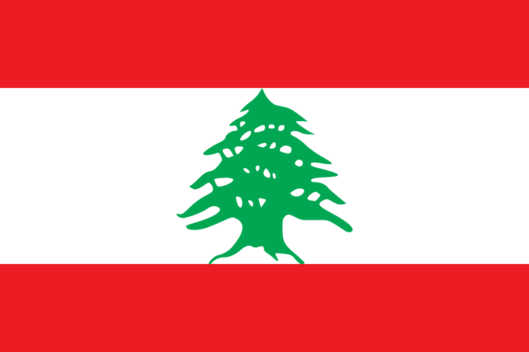 Datei:Flagge Lebanon.png