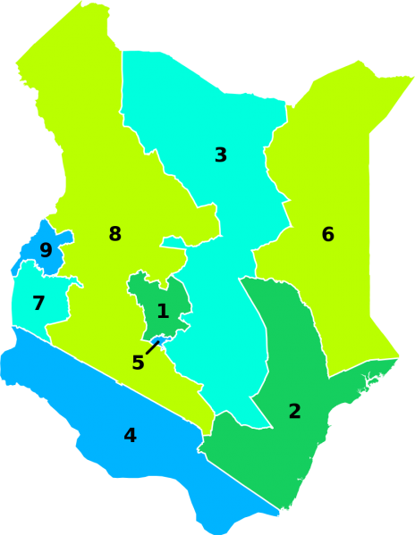 Datei:Übersicht Provinzen Kenia.png