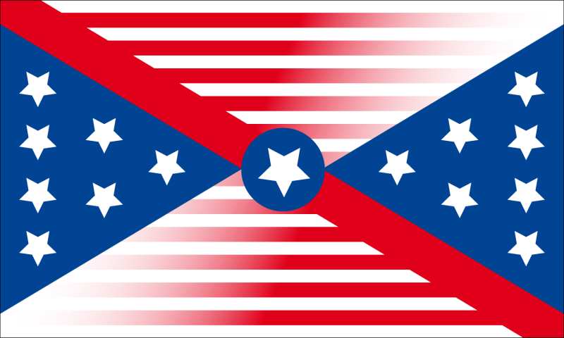 Datei:Flagge Confederation of American States (alt).png