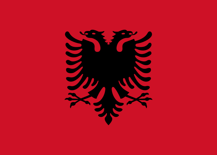 Datei:Flagge Albanien.svg